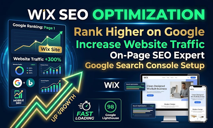 do wix SEO optimization and rank your wix website on google