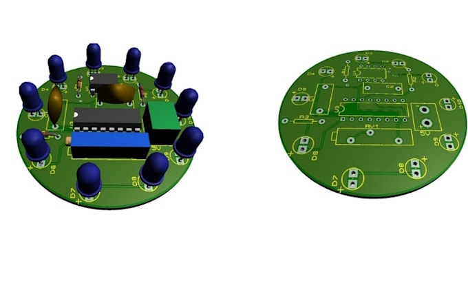 create high power led pcb, driver board and lighting circuit design