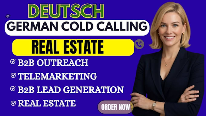 do german cold calling for real estate agencies