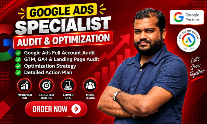 audit and optimize google ads PPC campaigns for higher ROI