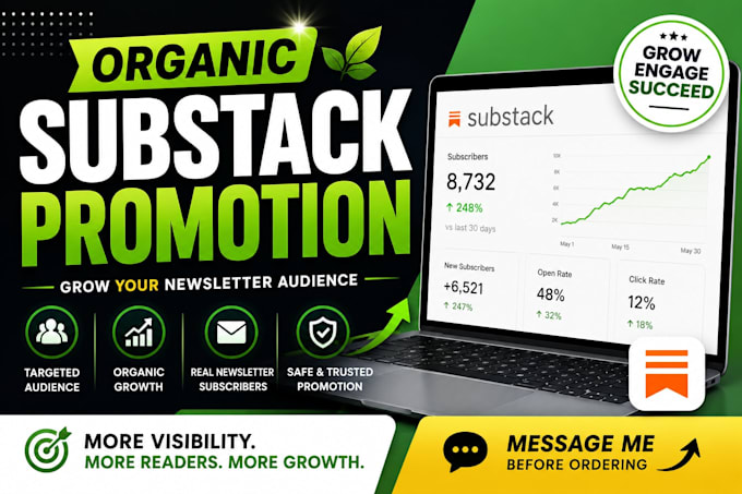 do organic substack promotion and newsletter growth