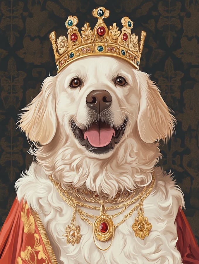 custom pet portrait, dog portrait, cat portrait