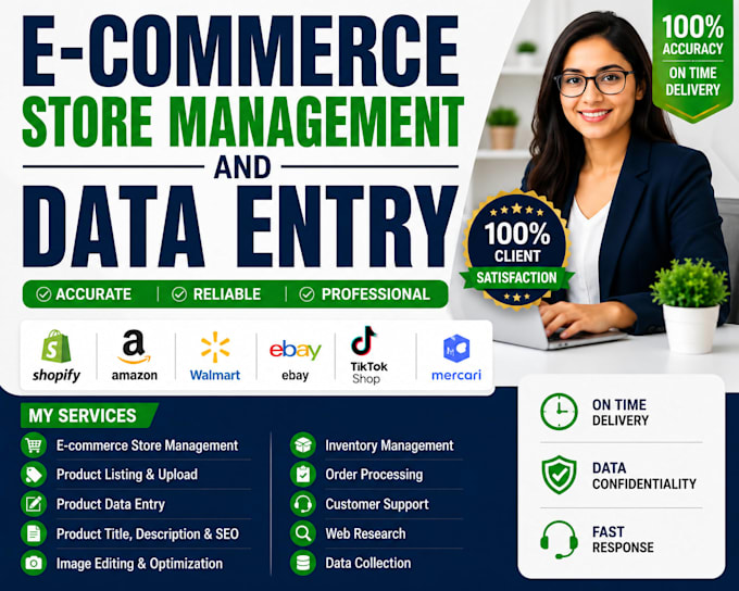 do professional data entry and ecommerce product listing