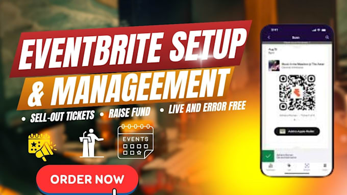 set up, plan and manage your event, webinar, eventbrite event
