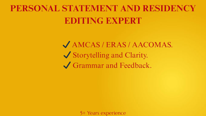perfect your medical school personal statement within 24 hours