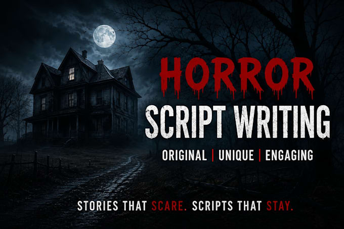 write horror scripts for youtube videos