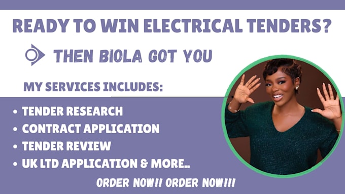 win electrical tender, electrical works, electrical contracts, bid proposal, ltd