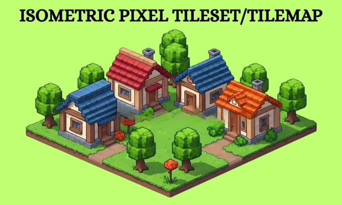 create isometric tileset tilemap isometric game map assets pixel isometric tiles