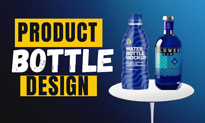 do attractive product label, bottle label and box packaging design