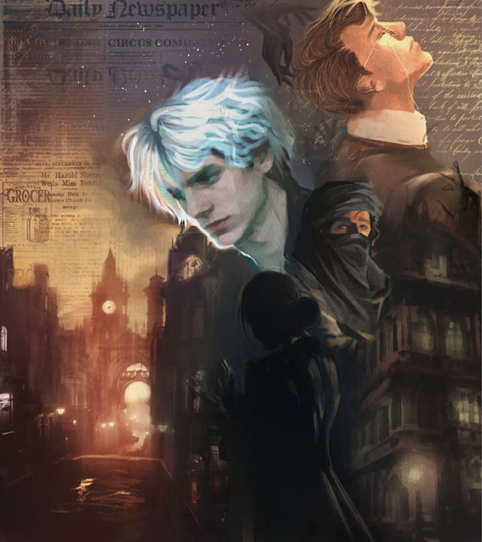 draw a digital illustration for your book, game, or comic