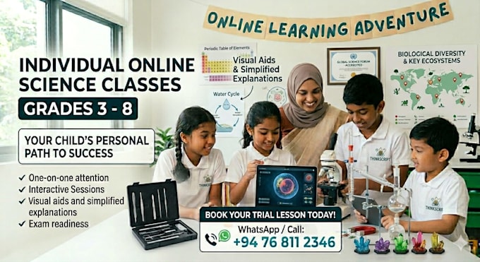 provide one on one attention your child needs to excel in science