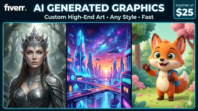create stunning ai generated graphics and concept art