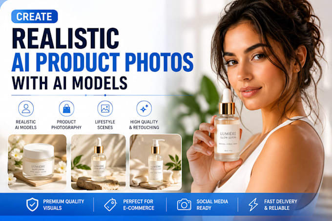 Create realistic ai product photos with ai model for your brands and ...