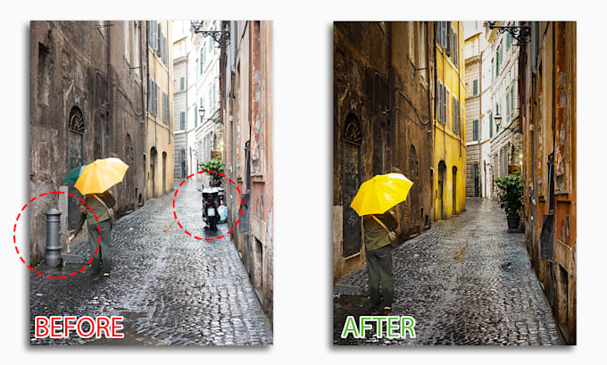 remove people or objects in photos