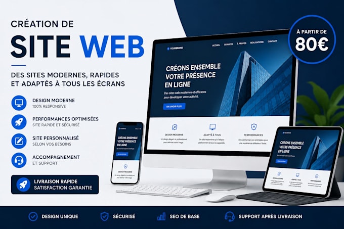 creation de site web vitrine et commerce