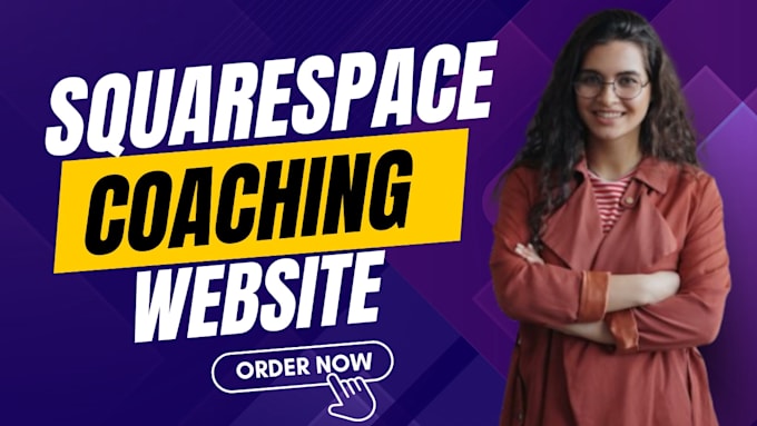 setup squarespace coaching website and consulting website, business coach