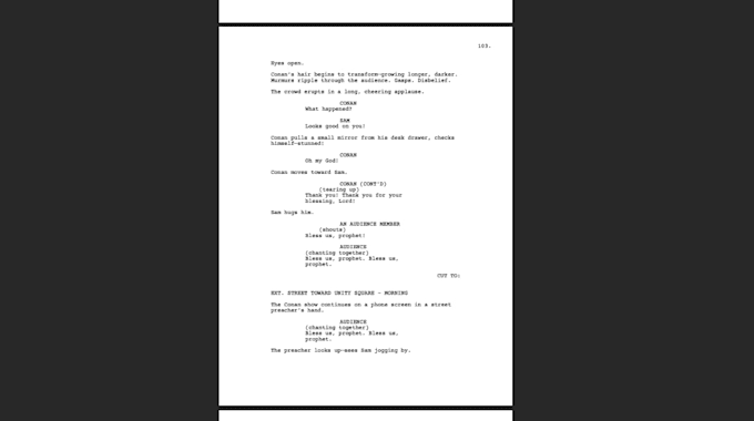 edit, polish or rewrite your script