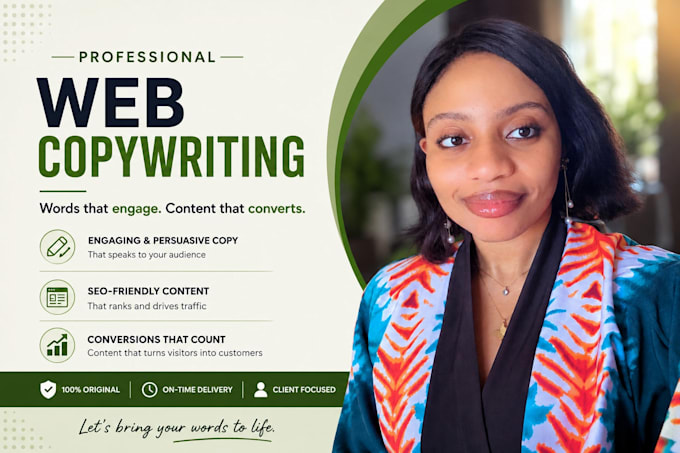 write a website copy that sells your brand