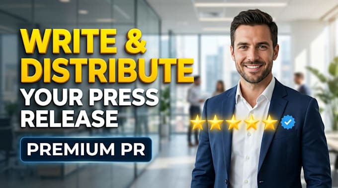 write and distribute your press release to news sites