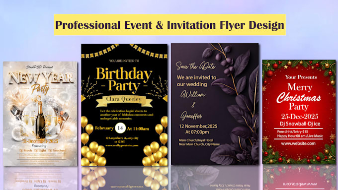 elegant event flyer design
