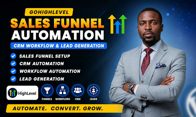 create gohighlevel sales funnel automation