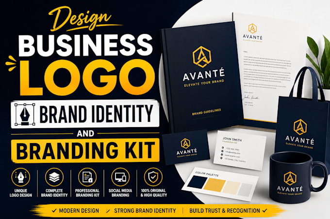 design business logo,brand identity and branding kit