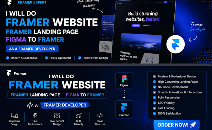 do framer website framer landing page figma to framer, as a framer developer