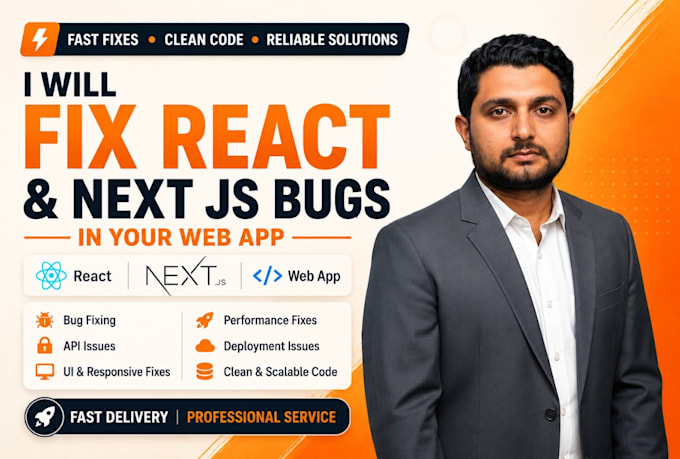 fix react and next js bugs in your web app