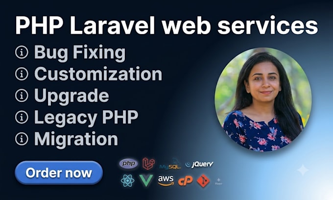 do laravel app maintenance, bug fix, upgrade and migration