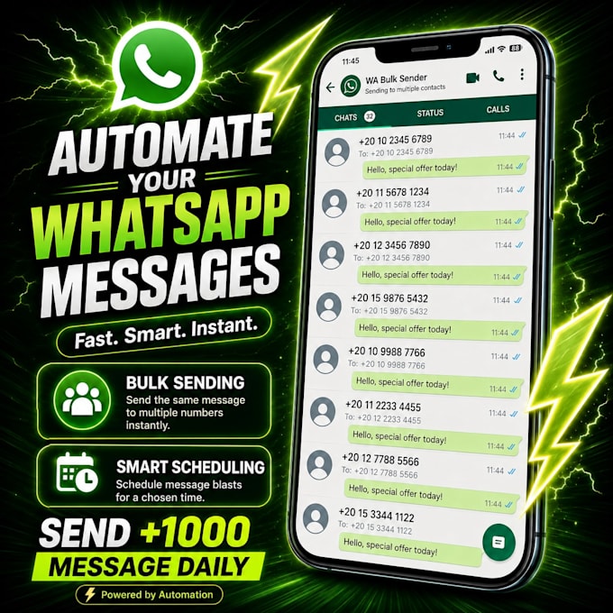 set up whatsapp marketing automations