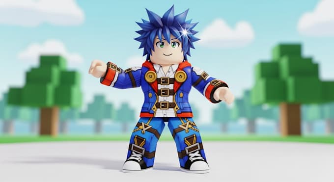 create custom roblox character avatar, outfit and skin design