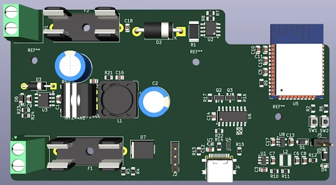 design rf, iot, automotive pcb, ev, bms, can bus, high speed multilayer pcb