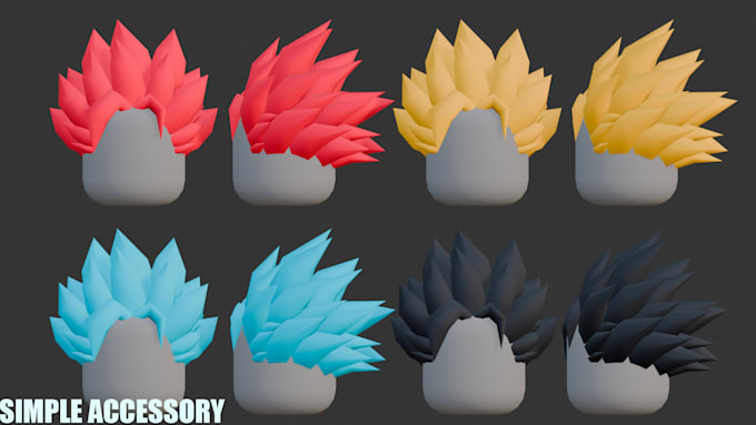create custom roblox ugc items, accessories, and game assets