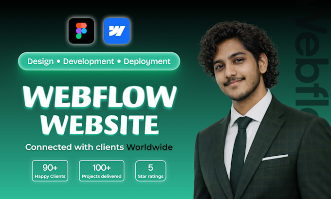 design, develop and convert figma to webflow website