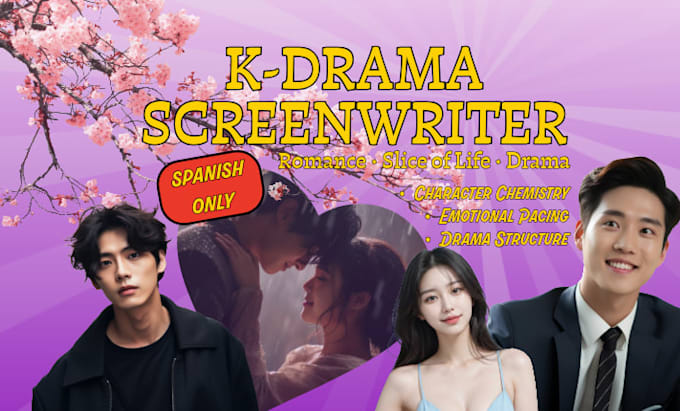 write emotional kdrama and dorama screenplays