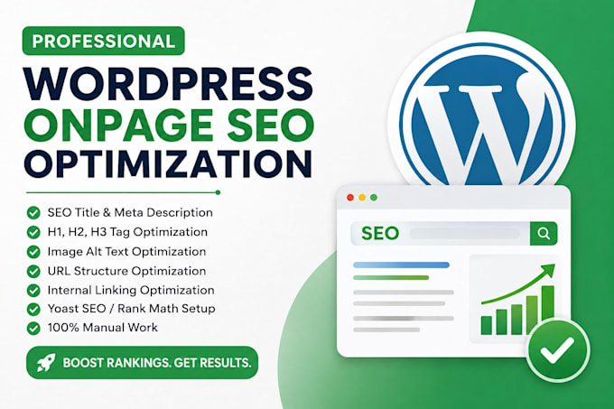 do professional wordpress onpage SEO optimization