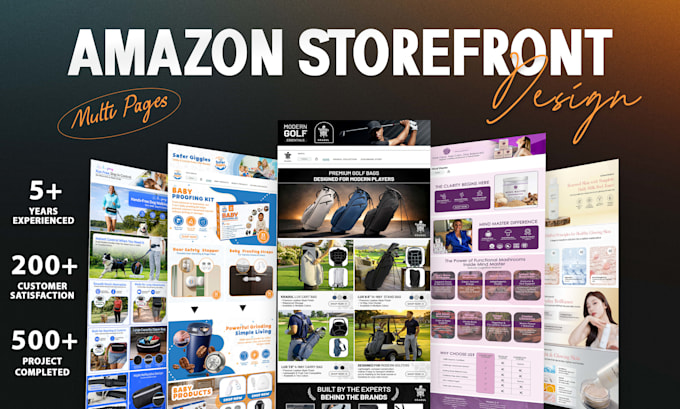 Design a high converting amazon storefront and amazon brand story by ...