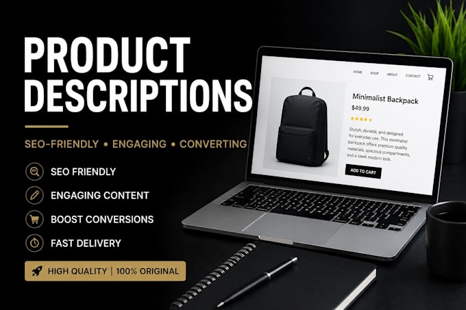 write SEO product descriptions