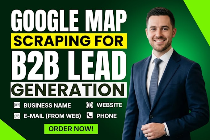 do google map scraping, b2b lead generation, email list building