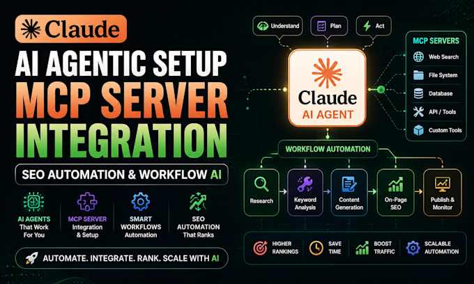 claude ai agentic setup mcp server integration SEO automation and workflow ai