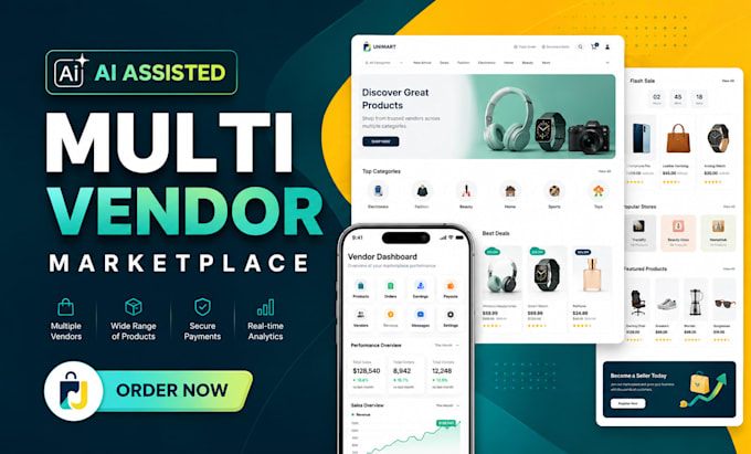 build a multi vendor ecommerce marketplace website
