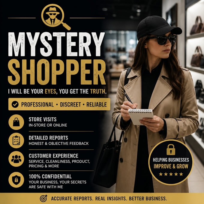 provide professional mystery shopping services japan shopper customer support