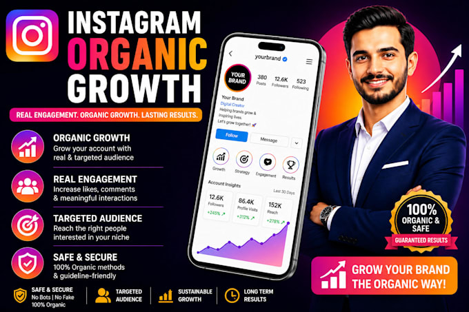 manage, grow and promote your instagram page organically
