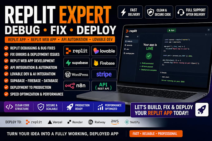vibecode deploy fix replit ai migrate replit ai web app vercel oauth lovable ai