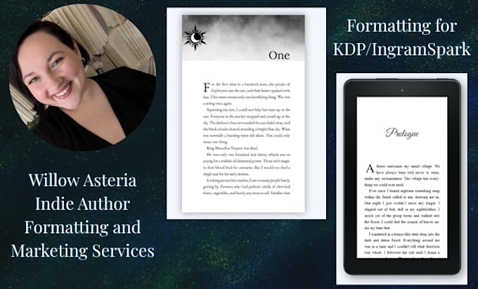 format your fiction manuscript into a KDP epub ebook