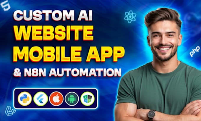 develop ai web application, CRM, erp, lms, saas and booking systems