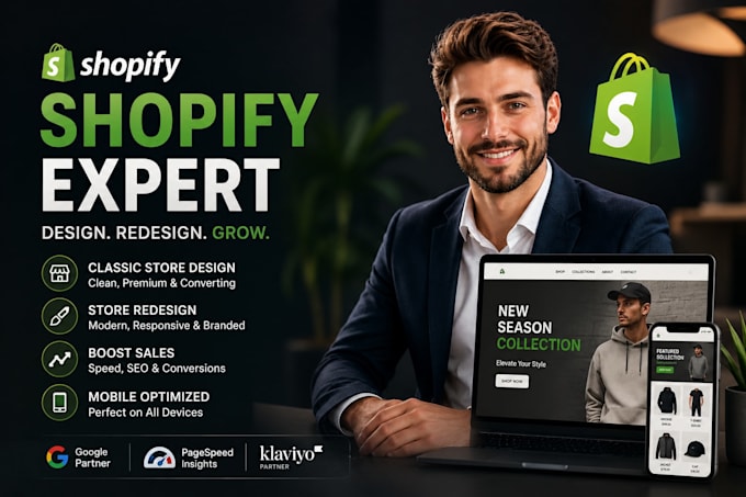 develop classic shopify store shopify clothing brand shopify website redesign