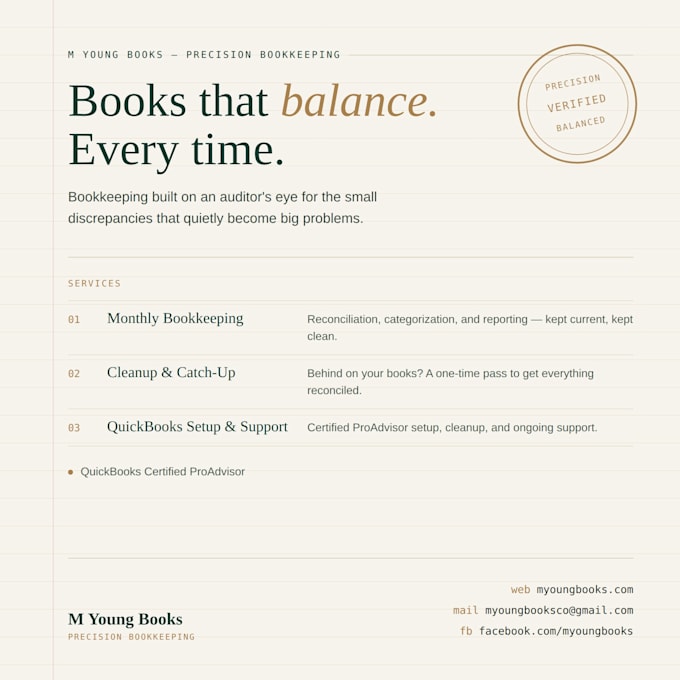do a quickbooks diagnostic review for your healthcare practice