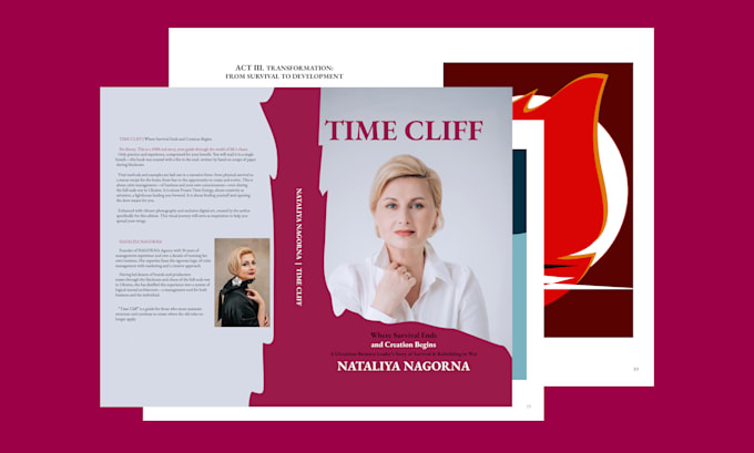 design a premium book cover and interior layout