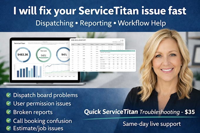 provide fast servicetitan troubleshooting for urgent issues